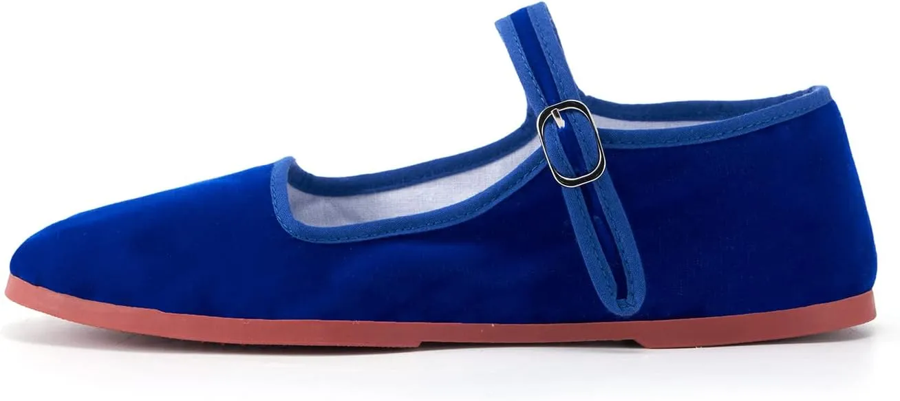 Womens Classic China Flats, Casual China Doll Shoes, Cotton Mary Janes, Chinese Tai Chi Shoes