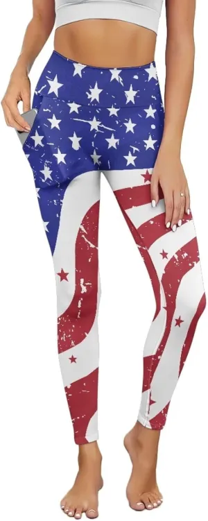 Women's Leggings with Pockets Tummy Control High Waist Yoga Leggings Soft Stretchy Workout Yoga Pants