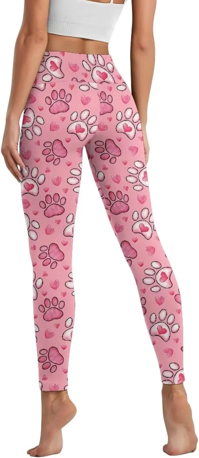 Women's Leggings with Pockets Tummy Control High Waist Yoga Leggings Soft Stretchy Workout Yoga Pants