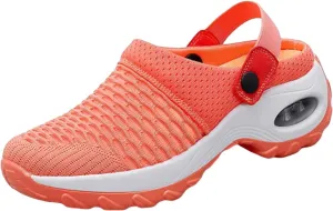 Women's Sandals 2025 Lightweight Sandals with Air Cushion Summer Air Cushion Platform Outdoor Dressy Slippers Walking Shoes Comfortable Breathable Walking Casual Mules Trendy Sneaker 2025