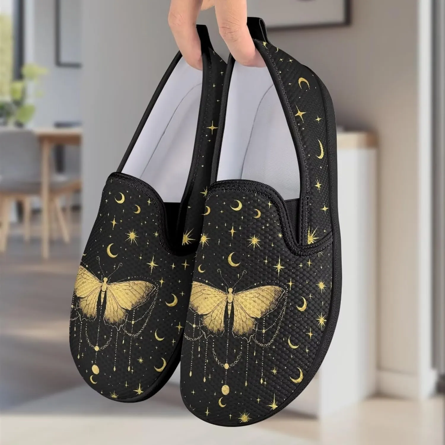 Womens Slip On Flats Shoes Comfortable Round Toe Ballet Shoes Wide Toe Box Breathable Casual Dressy Flats SizeUS 6-11