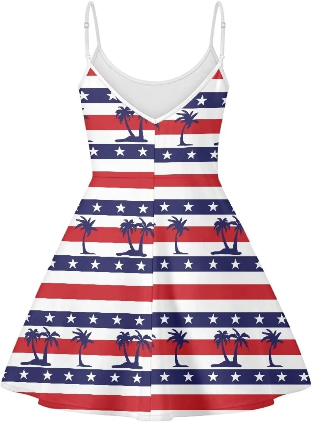 Womens Summer Casual Swing Tank Dresses, Beachwear Sleeveless Dresses for Girls