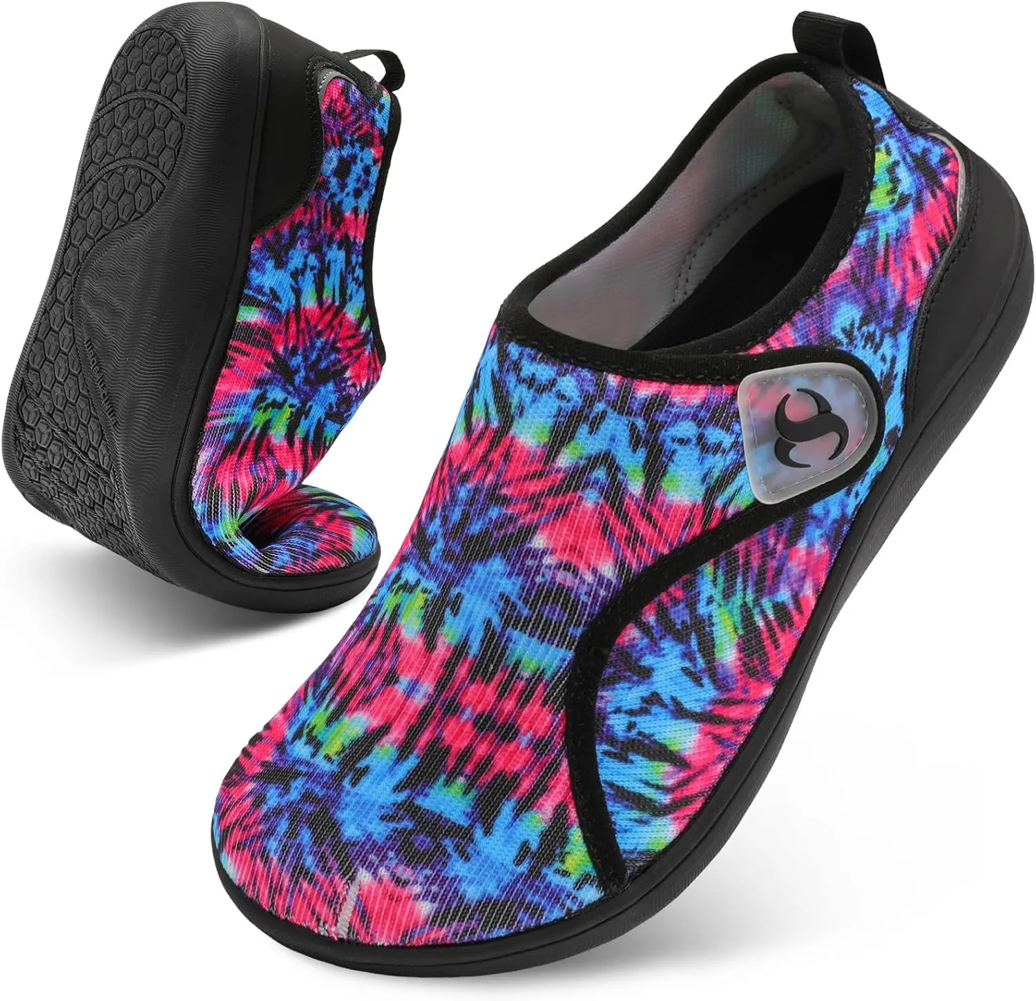 Womens Walking Shoes Comfortable Wide Diabetic Shoes Adjustable Zero Drop Edema Shoe Breathable Neuropathy Nursing Shoes Casual Wide Width Sneakers