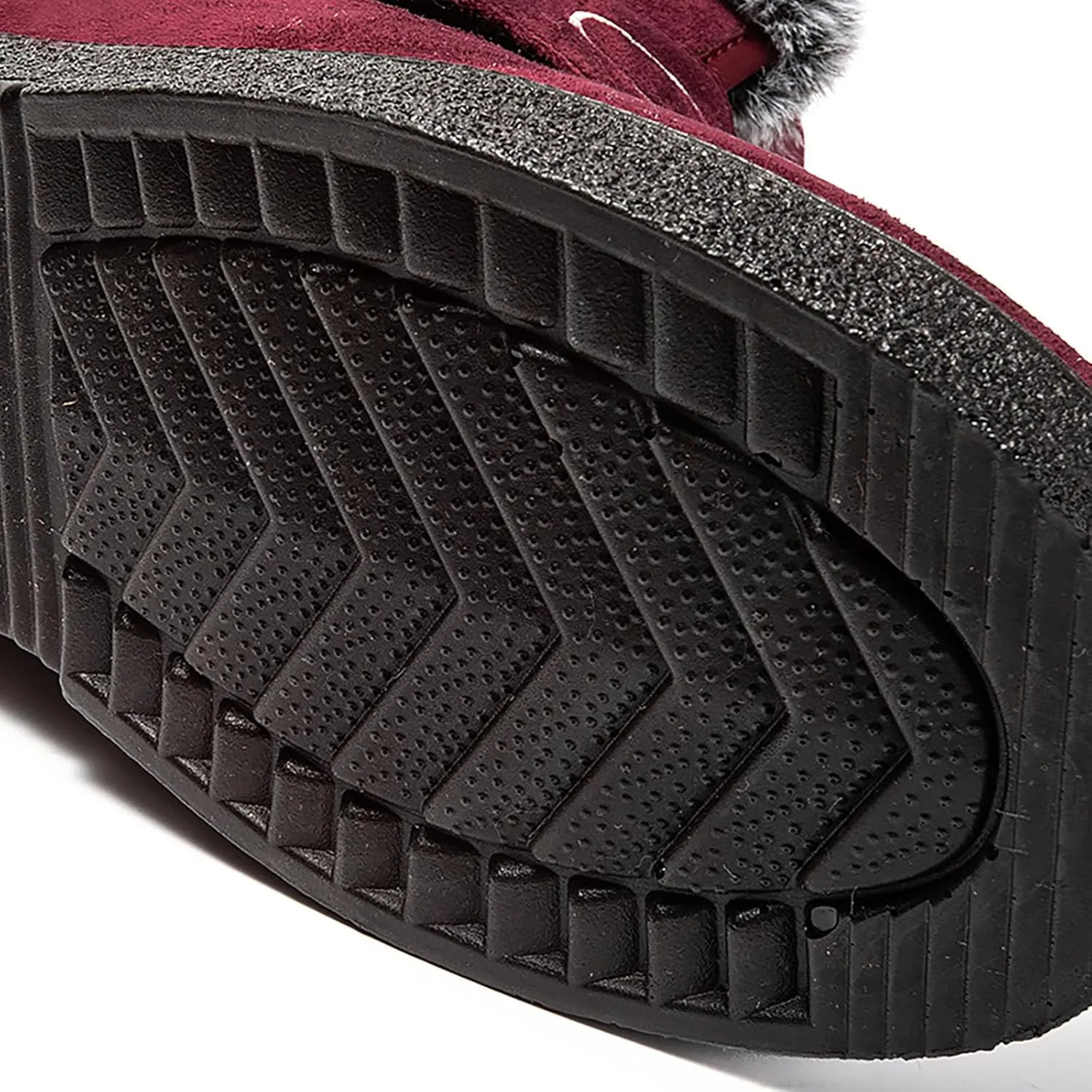 Womens Winter Boots Warm Fur Lined Boots Casual Waterproof Snow Boots Slip On Short Boots for Cold Weather