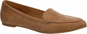 XAPPEAL Ivie - Women's Classic Faux Suede Comfortable Pointed Toe Slip-on Loafer Flats