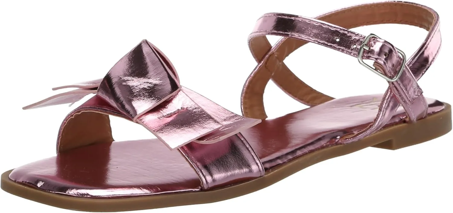 YOKI Girl's Flat Bow Sandal