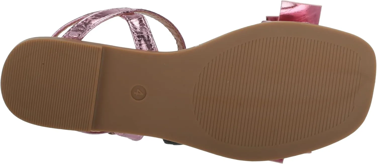 YOKI Girl's Flat Bow Sandal