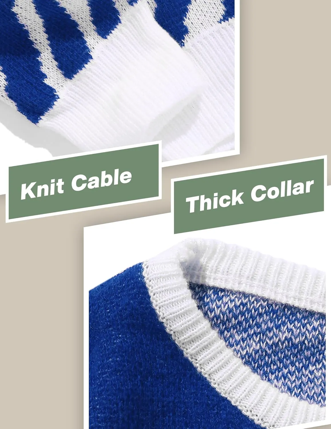 ZAFUL Mens Crewneck Oversized Sweaters Y2K Aesthetic Flame Graphic Knitted Sweater Casual Pullover Long Sleeve Jumpers