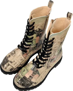 Zipsy Boots for Women - Handmade and Vegan Leather Mid Calf Boots for Women
